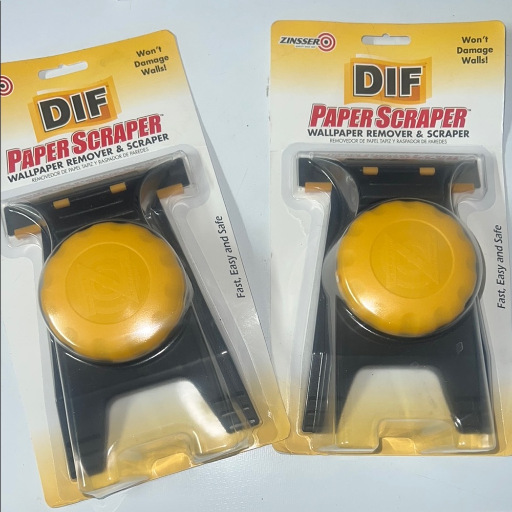 DIF Paper Scraper - Black and Yellow